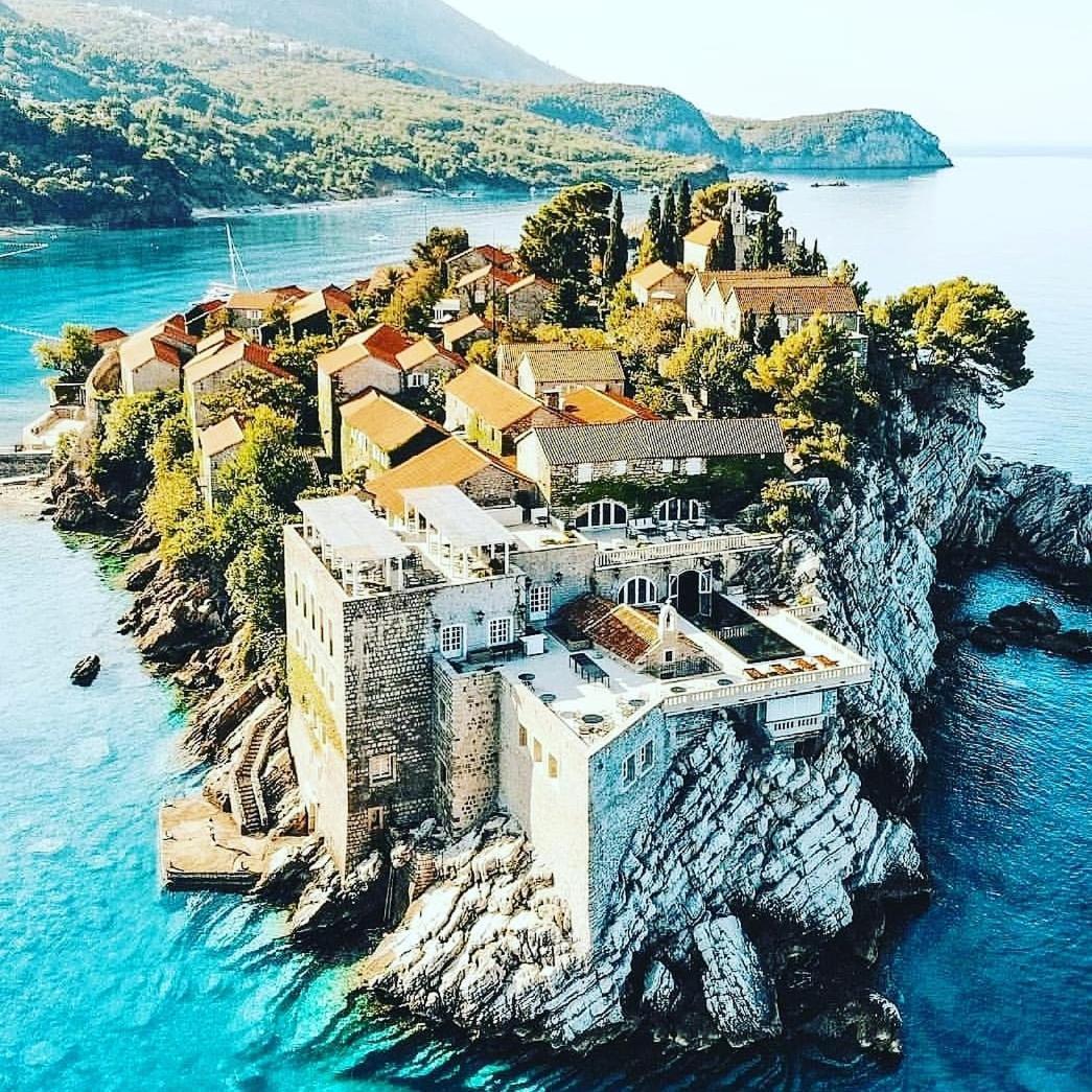 Apartments Dragisic Sveti Stefan Buitenkant foto